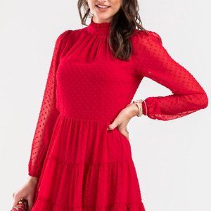 NWT Francesca's Red Mini Dress